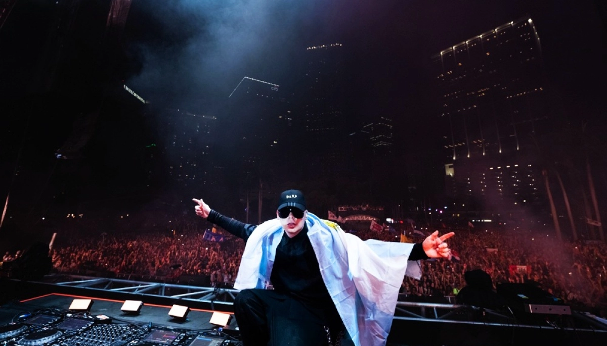 Junto a Daddy Yankee y Skrillex: Bizarrap la rompió en Miami con un show cargado de invitados de lujo