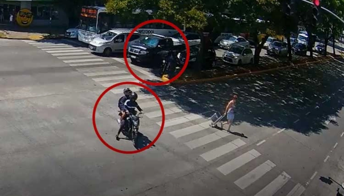 La Patrulla de Vicente López interceptó a dos sujetos que circulaban armados y en una moto sin identificación