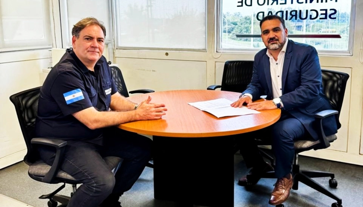 Luayza se reunión con Javier Alonso y le trasladó una serie de proyectos para mejorar la seguridad en Berazategui