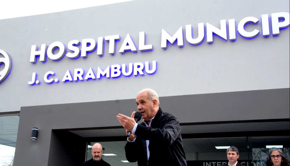 Pehuajó: Zurro recorrió la obra de la nueva área de pediatría del Hospital Municipal