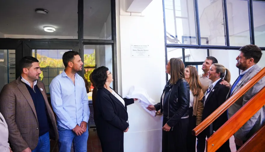 Egüen nombró “Mario Marcelo Malnati” al Centro de Educación Física Nº7 de 25 de Mayo