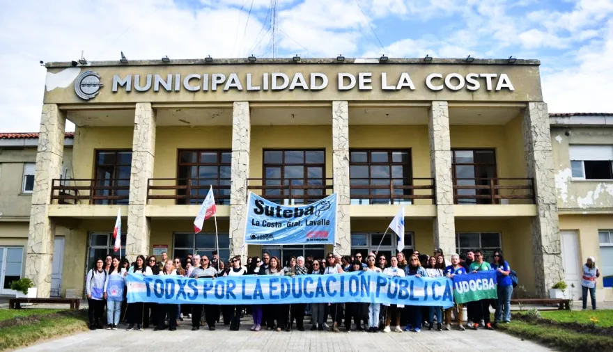 Por escuelas dignas y seguras: Suteba La Costa - Gral Lavalle se movilizó y reclamó más infraestructura escolar