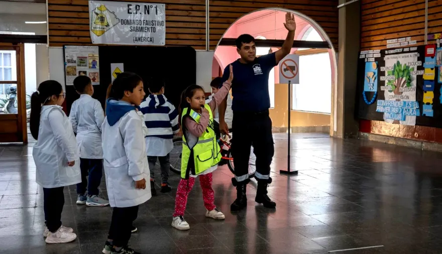 Rivadavia: el municipio continúa con el taller de educación vial en escuelas primarias