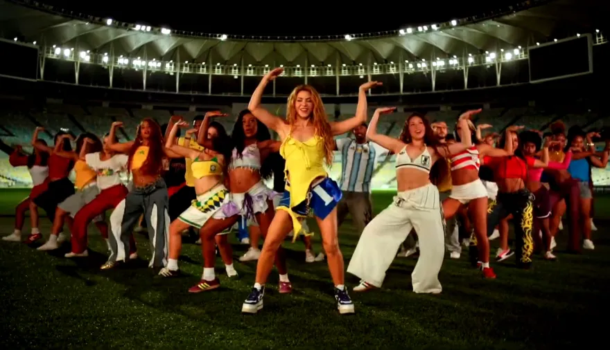 Con un video en un estadio icónico: Shakira reveló “Dai Dai”, la canción oficial del Mundial 2026