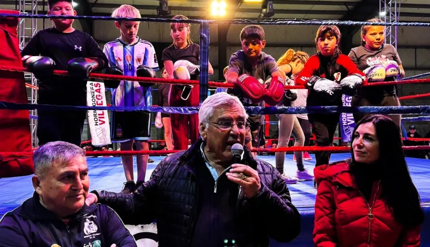 Alegre reafirma su apuesta al deporte y la inclusión en General Villegas junto a la Escuela Municipal de Boxeo