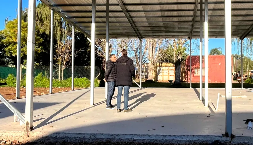 Sciaini acelera obras clave y hay expectativas en Roque Pérez