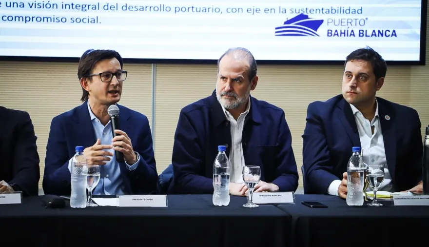 Susbielles presentó el nuevo Plan Quinquenal 2025-2029 para el Puerto de Bahía Blanca