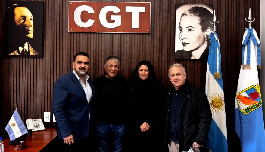 Luayza, Cuervo y Romano se reunieron con el co-secretario de la CGT: “Modernizar no puede ser recortando derechos”