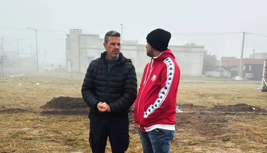 Roque Pérez: Sciaini anunció los avances sobre las obras en el Barrio La Copa