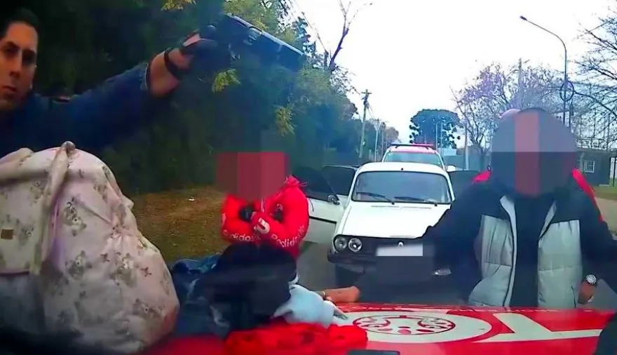 Una alerta por violencia machista acabó con el secuestro de una pistola y drogas