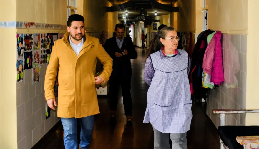 25 de Mayo: Egüen llevó a cabo una intensa jornada de trabajo en Norberto de la Riestra