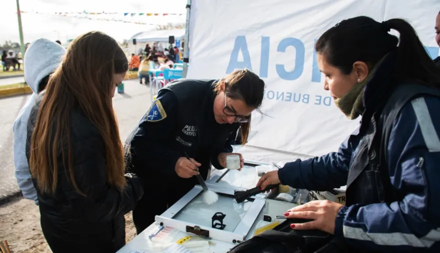 Magdalena fue sede de la 2° Jornada de Seguridad Vial junto a fuerzas locales y provinciales