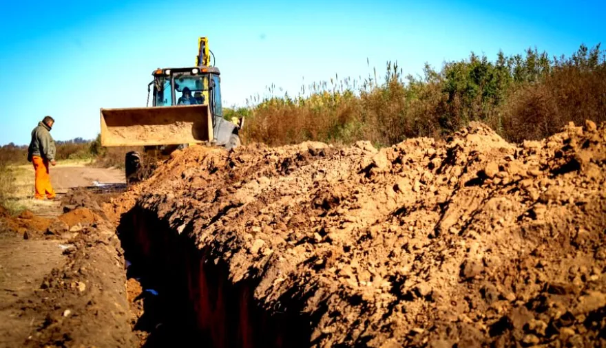 El Municipio de Pergamino sumó una nueva obra de cloacas en el barrio 12 de Octubre