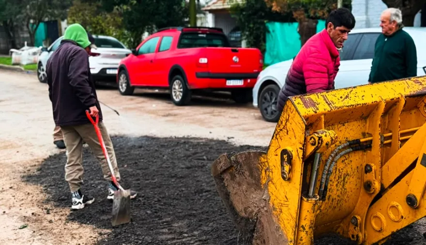 Roque Pérez continúa con los trabajos de mantenimiento y mejoras en distintos sectores del distrito