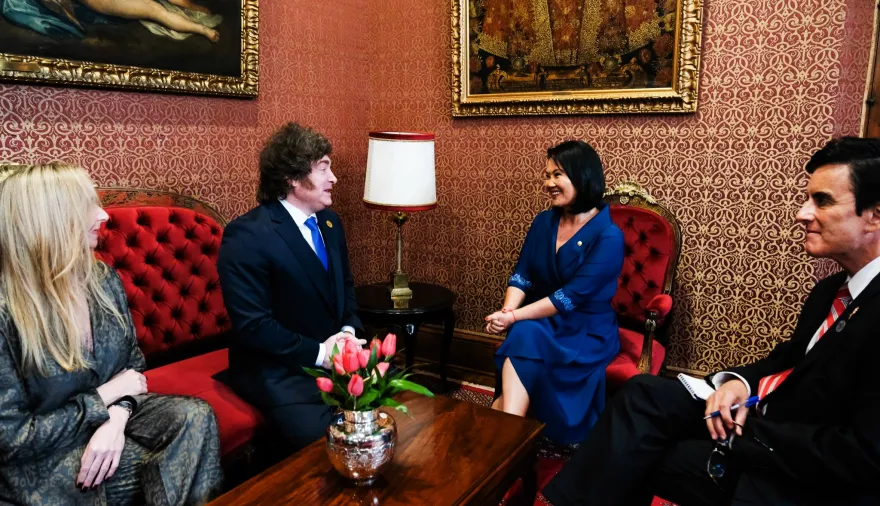 Milei se reunió con Keiko Fujimori antes de su asunción y busca fortalecer una alianza regional