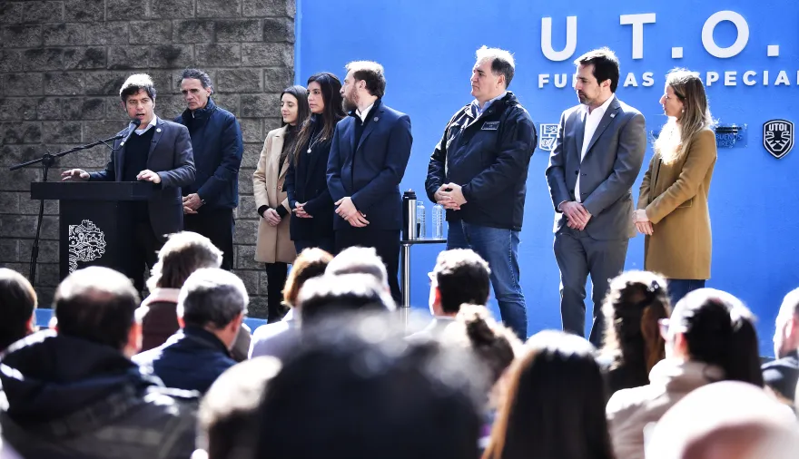 Kicillof cuestionó el ajuste de Milei y defendió la inversión bonaerense en seguridad