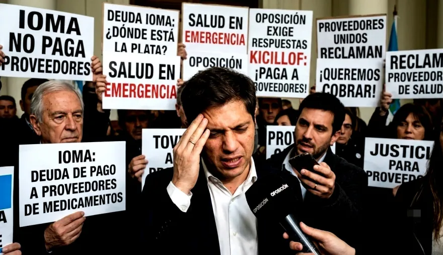 Los problemas de IOMA y el pago a proveedores: los dos conflictos que complican a Kicillof en la Legislatura