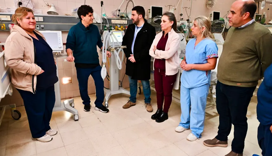 Egüen adquirió dos nuevos respiradores para la unidad de terapia intensiva del Hospital Unzué