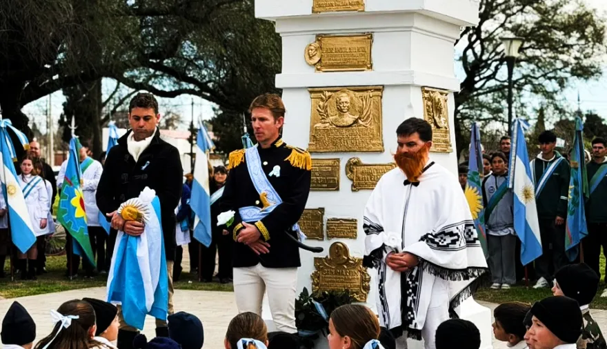 A 176 años de la muerte de San Martín, Alegre llamó a buscar la unidad con ideas en General Villegas