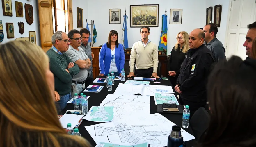 San Vicente: Mantegazza lideró la planificación preventiva ante el fenómeno del “Super Niño”