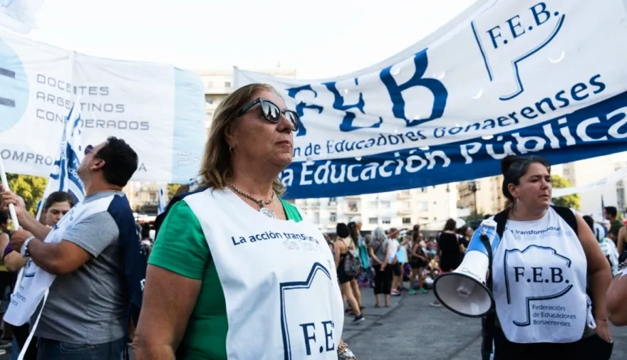 Reclamo gremial: Docentes bonaerenses le exigen a Kicillof la reapertura de la paritaria urgente