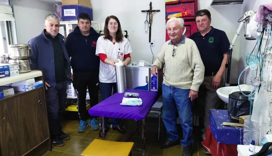 Chaves Municipio entregó nuevo equipamiento a la Sala de Primeros Auxilios de Juan Eulogio Barra