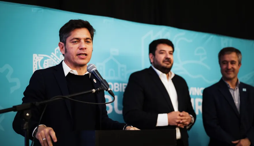 Desde Lobería, Kicillof cargó contra Milei por la eliminación del Régimen de Zona Fría