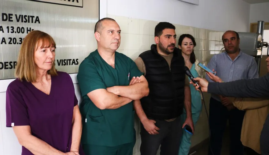 Egüen presentó la nueva Unidad Stroke en el Hospital Unzué para tratar el ACV en tiempo real