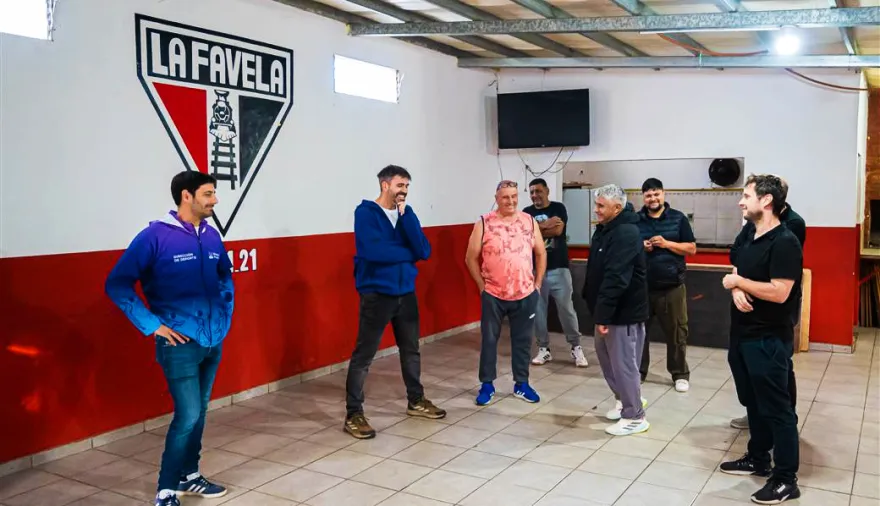 Junín: Fiorini acompaña al club “La Favela” en su proyecto de jugar de local en su predio