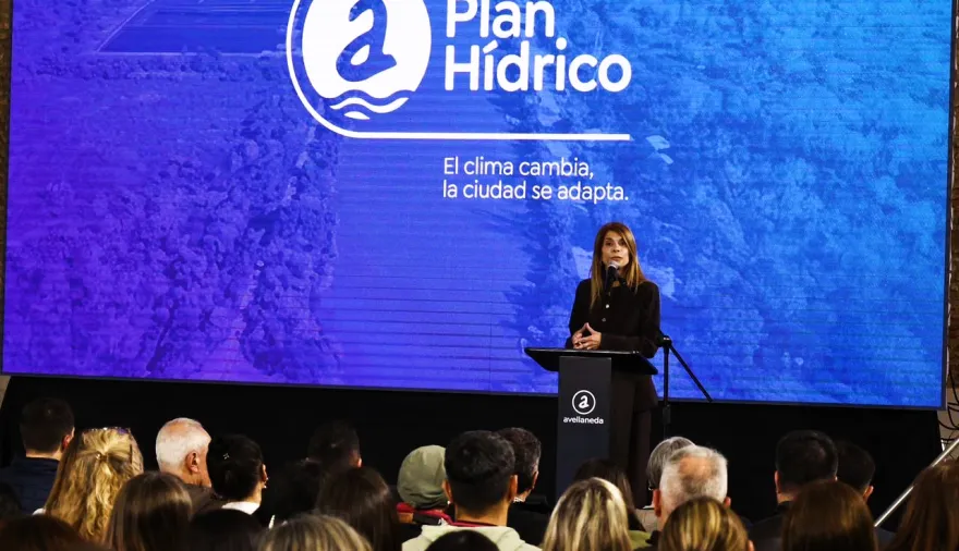 Magdalena Sierra anunció una inversión millonaria para un nuevo Plan Hídrico de Avellaneda