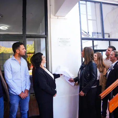 Egüen nombró “Mario Marcelo Malnati” al Centro de Educación Física Nº7 de 25 de Mayo