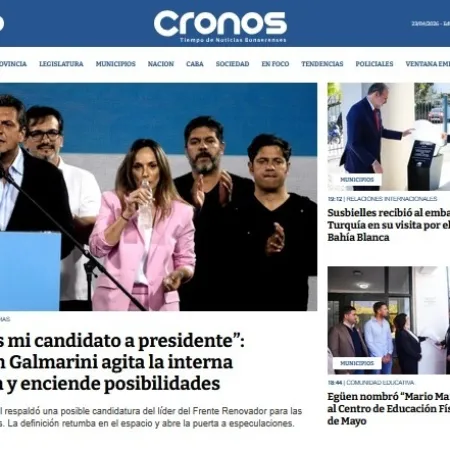 Cronos Noticias relanzó su sitio web con una propuesta visual totalmente renovada