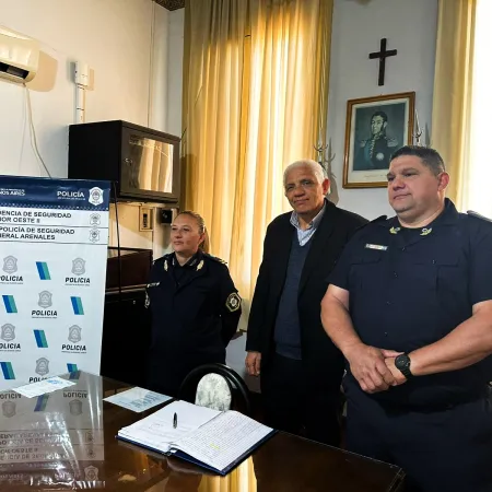 Nueva autoridad: General Arenales anunció el cambio en la jefatura de la Policía Comunal