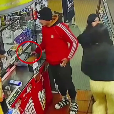 A cara descubierta y delante de clientas, asaltó un comercio en Paso del Rey