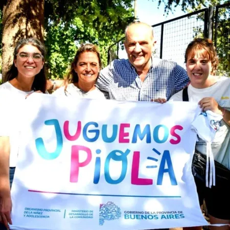 “Juguemos Piola”, el programa bonaerense que aterrizó en Pehuajó con foco en las infancias