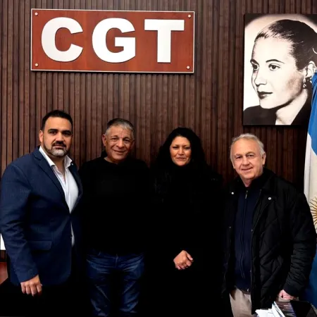 Luayza, Cuervo y Romano se reunieron con el co-secretario de la CGT: “Modernizar no puede ser recortando derechos”
