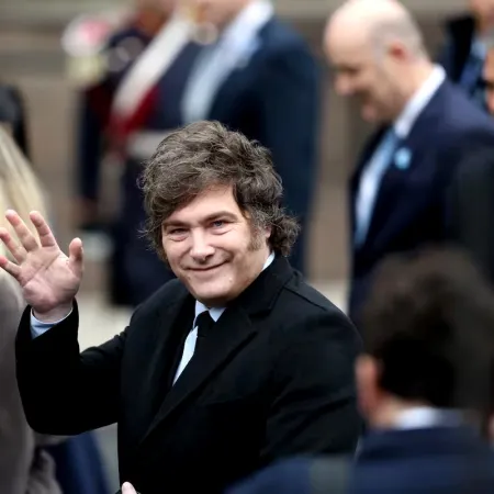 Milei participó en el Tedeum del 25 de Mayo en CABA con varios gestos que encendieron rumores