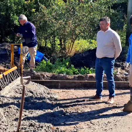 Hourcade acelera con obras en Magdalena y pone el foco en el pavimento de Bavio