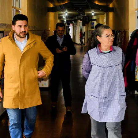 25 de Mayo: Egüen llevó a cabo una intensa jornada de trabajo en Norberto de la Riestra
