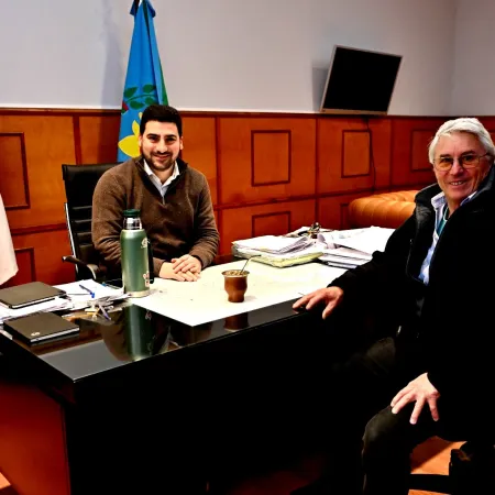 El intendente Egüen se reunió con el presidente del Tiro Federal Argentino de 25 de Mayo