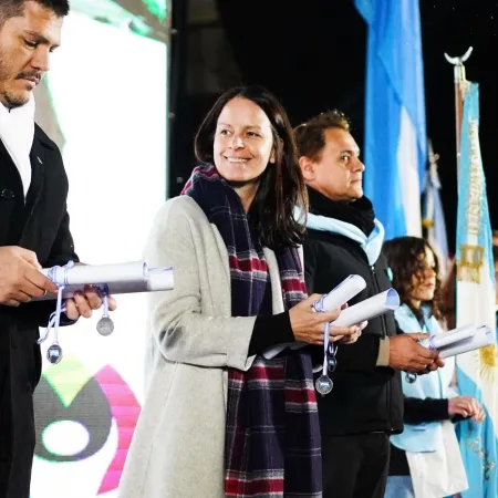 Más de 1400 chicos de Vicente López realizaron la promesa a la bandera en Tecnópolis
