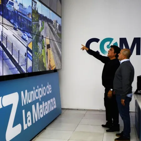 Espinoza anunció el Sistema Multiagencia: protección inteligente y tecnológica para La Matanza