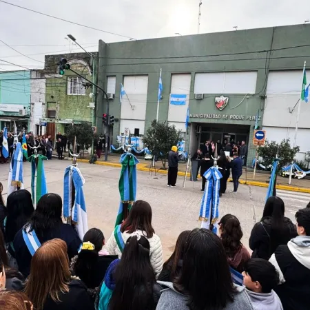 Sciaini encabezó la celebración de los 113 años de autonomía municipal de Roque Pérez