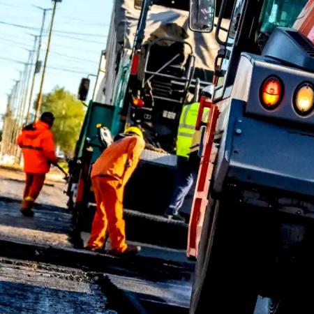 El Municipio de Junín avanza con el plan de asfalto y sumó nuevas cuadras en La Celeste