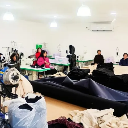 Egüen anunció que 25 de Mayo inició una nueva etapa de Capacitación en Costura