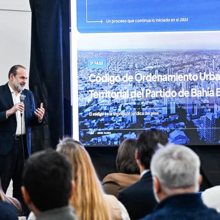 De cara al bicentenario, Susbielles presentó el nuevo Código de Ordenamiento Urbano y Territorial para Bahía Blanca