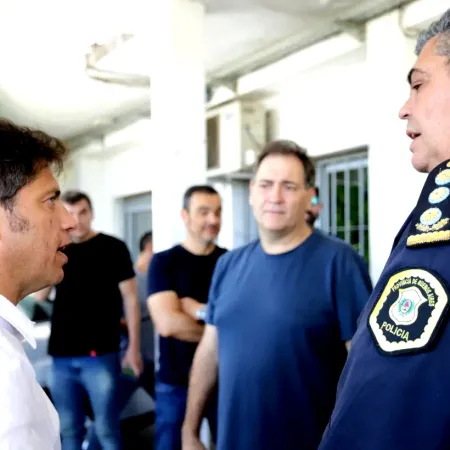 Con el estado de la policía como eje: el ministro de Seguridad de Kicillof volvió a chocar con el Gobierno de Milei