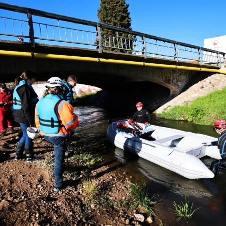 Bahía Blanca desplegó un nuevo operativo de inspección dentro del entubado del Napostá