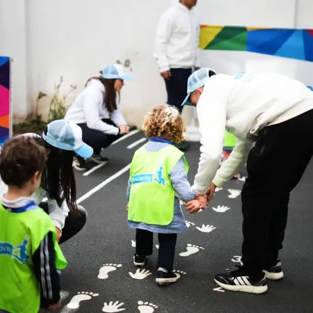 Vicente López inauguró el primer patio adaptado Joy of moving de Argentina