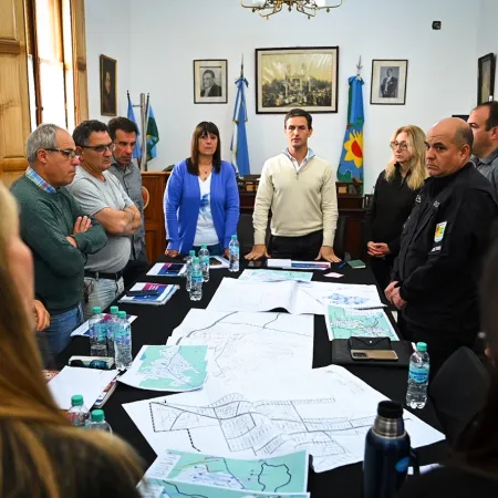 San Vicente: Mantegazza lideró la planificación preventiva ante el fenómeno del “Super Niño”